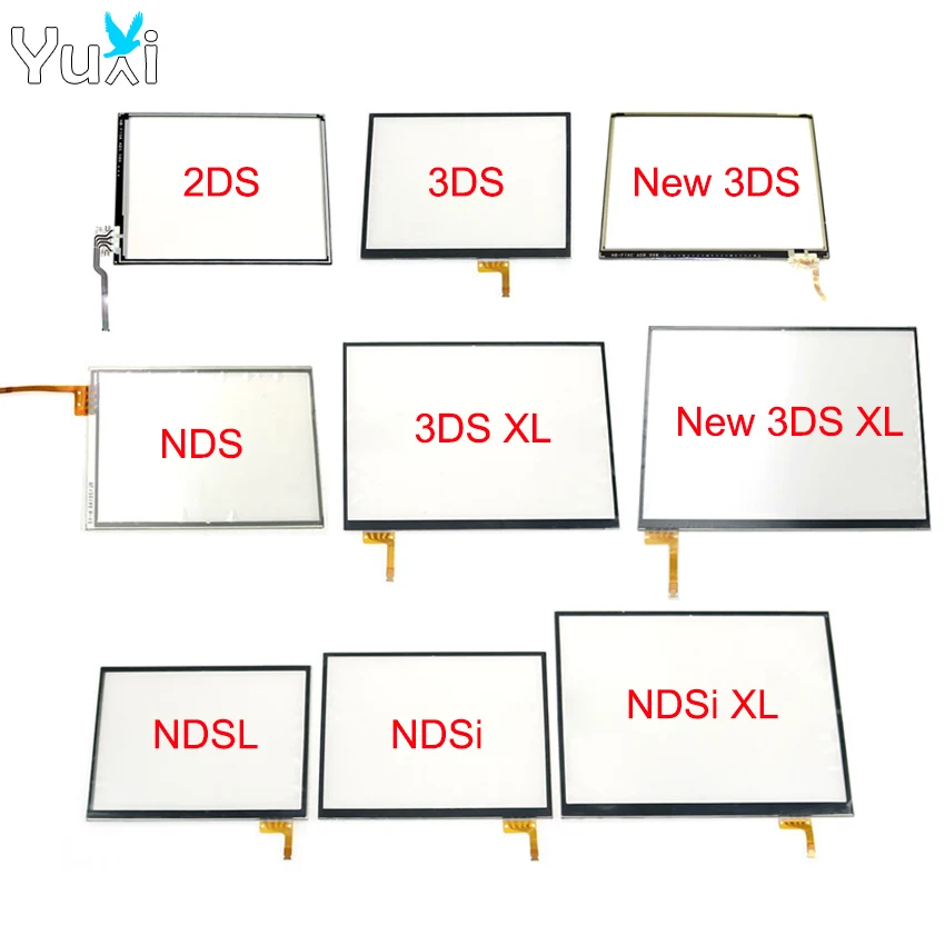 

YuXi For New 3DS XL LL 3DSXL 2DS Console Touch Screen Panel Display Digitizer Replacement For NDS DS Lite For NDSL NDSi XL