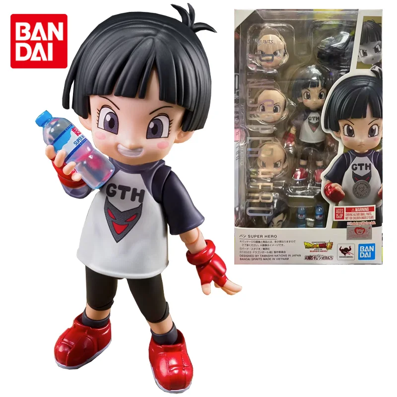 Bandai Original SHF DRAGON BALL SUPER SUPER HERO Pan 9CM Anime Action Figure Toys For Boys Girls Kids Children Birthday Gifts
Bandai Original SHF DRAGON BALL SUPER SUPER HERO Pan 9CM Anime Action Figure Toys For Boys Girls Kids Children Birthday Gifts