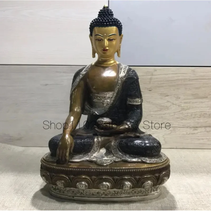 7-дюймовая статуя Будды Sakyamuni из чистой меди, позолоченная статуя Будды, тибетская латунная статуя Будды, статуя Будды
7-дюймовая статуя Будды Sakyamuni из чистой меди, позолоченная статуя Будды, тибетская латунная статуя Будды, статуя Будды