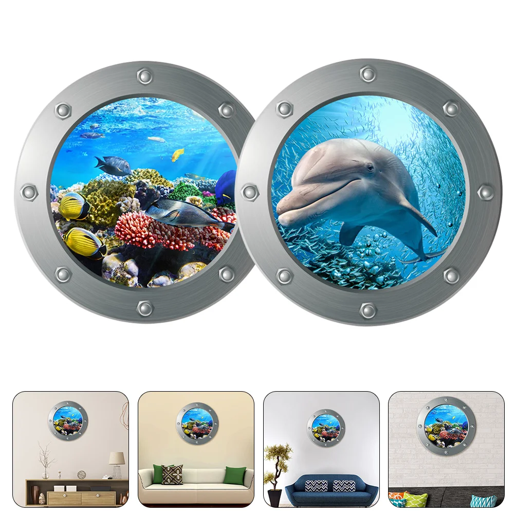 2 Pcs Sea Life Stickers Kids Room Wallpaper Animal Window Marine Animals Pattern Kindergarten Pvc World Decal Child Decor
2 Pcs Sea Life Stickers Kids Room Wallpaper Animal Window Marine Animals Pattern Kindergarten Pvc World Decal Child Decor