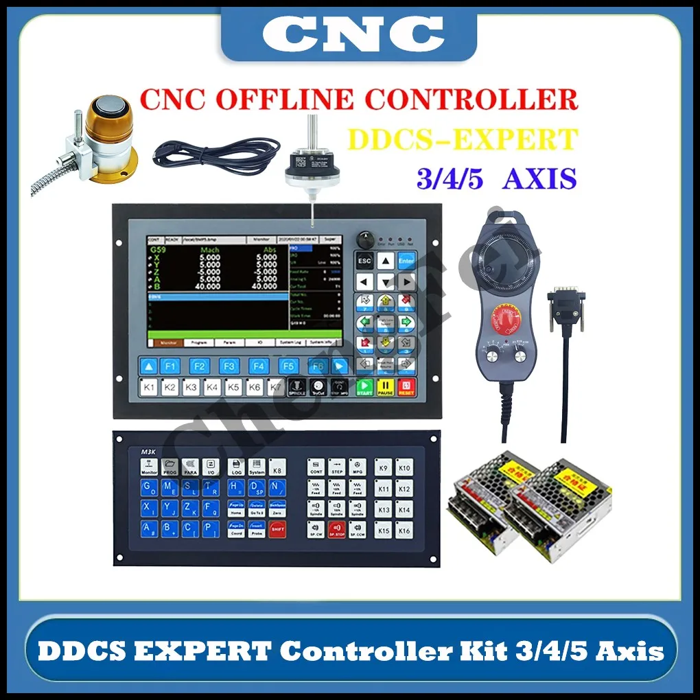 

DDCS-EXPERT/M350 CNC off-line controller 3/4/5 axis kit is used for CNC machining and engraving, replacing mach3 DDCSV3.1