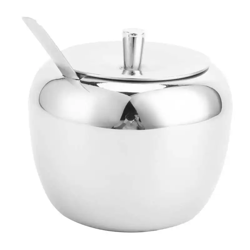 Stainless Steel Salt Shaker Seasoning Jar Spice Container With Lid and Spoon Home Kitchen Tool
Stainless Steel Salt Shaker Seasoning Jar Spice Container With Lid and Spoon Home Kitchen Tool
