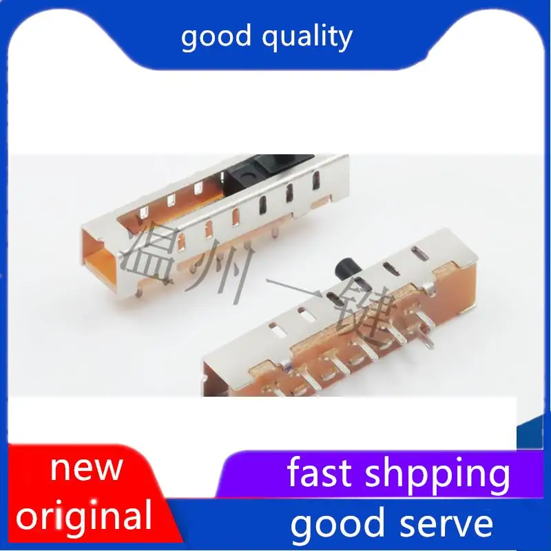 10pcs original new SS-16F01 (1P6T) Handle height 3mm 8 8-pin 6 6-speed vertical toggle switch circular handle sliding button
10pcs original new SS-16F01 (1P6T) Handle height 3mm 8 8-pin 6 6-speed vertical toggle switch circular handle sliding button