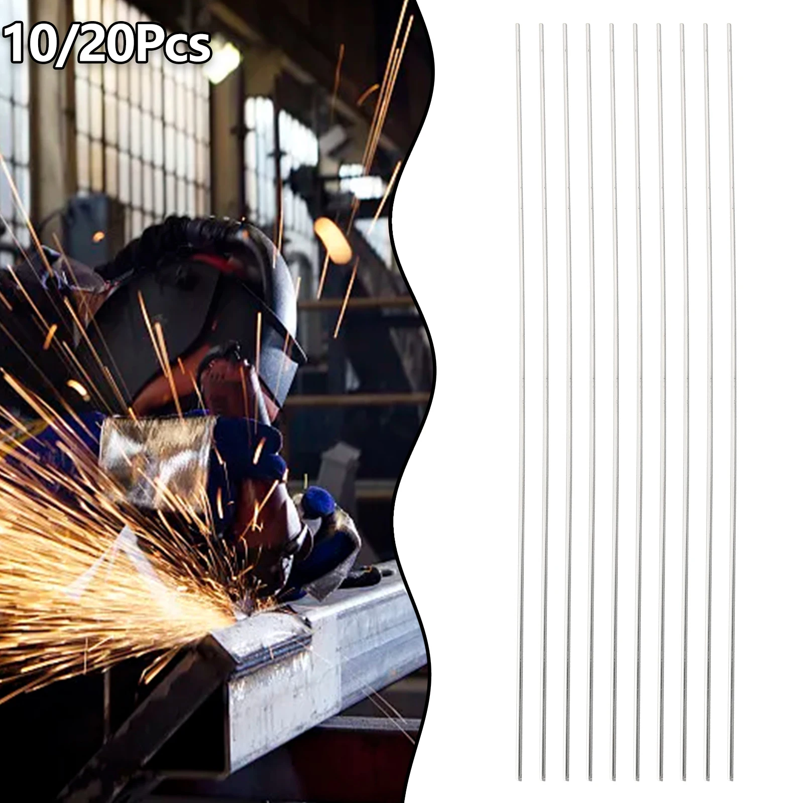 10/20Pcs Durafix Aluminium Welding Rod Brazing Soldering Low Temperature 1.6/2mm Aluminium Welding Rods
10/20Pcs Durafix Aluminium Welding Rod Brazing Soldering Low Temperature 1.6/2mm Aluminium Welding Rods