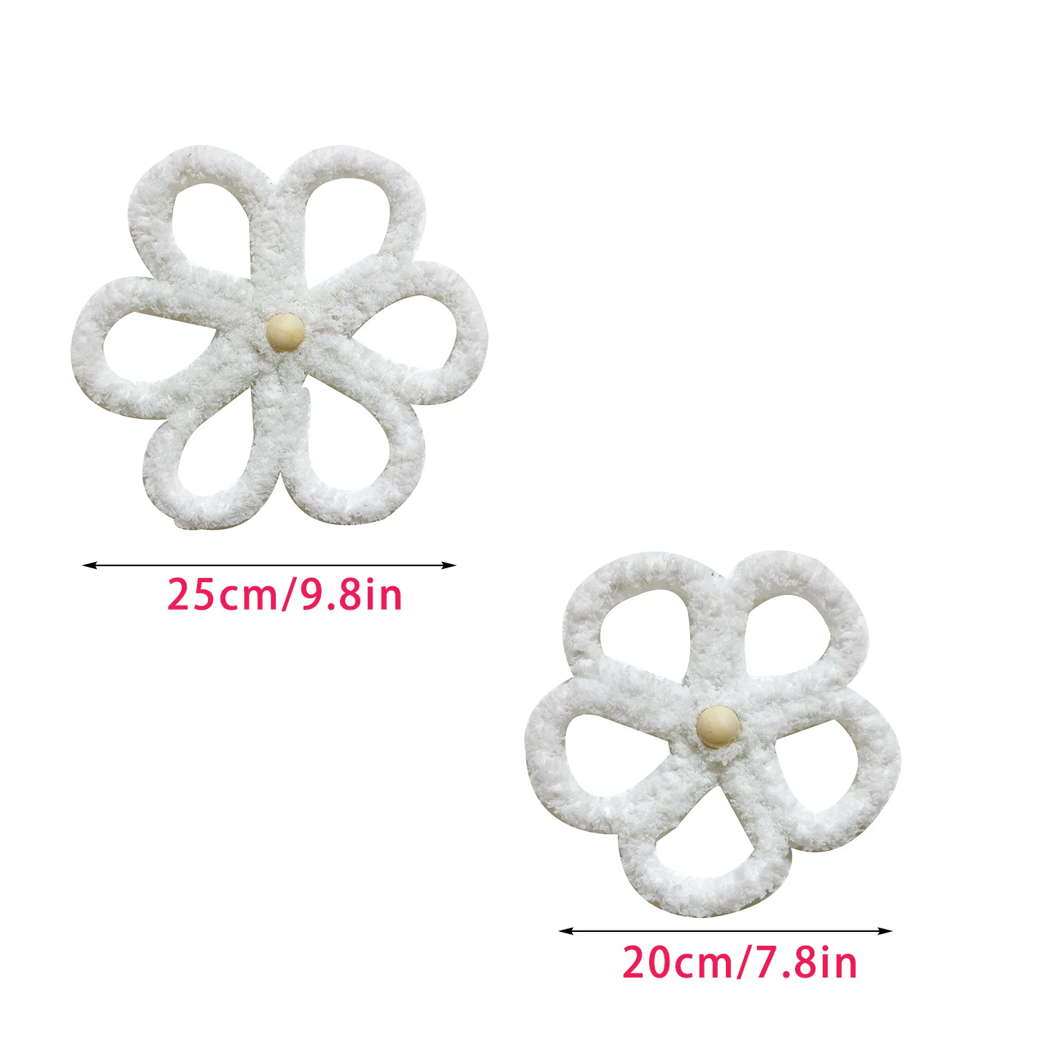 Daisy Dreams Boho Nursery Wall Art Set - 2 Piece Macrame Collection 6 Sb5370972894948e8be59b3a17b5e53d29