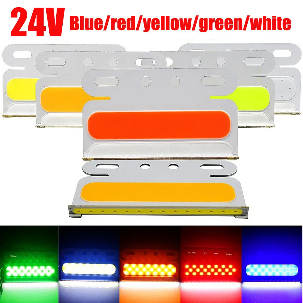 1pc 24V COB LED Truck Side Light Side Marker Lights Waterproof Super Bright Turn Lights For 24V Trailers Truck Car Accessories
1pc 24V COB LED Truck Side Light Side Marker Lights Waterproof Super Bright Turn Lights For 24V Trailers Truck Car Accessories