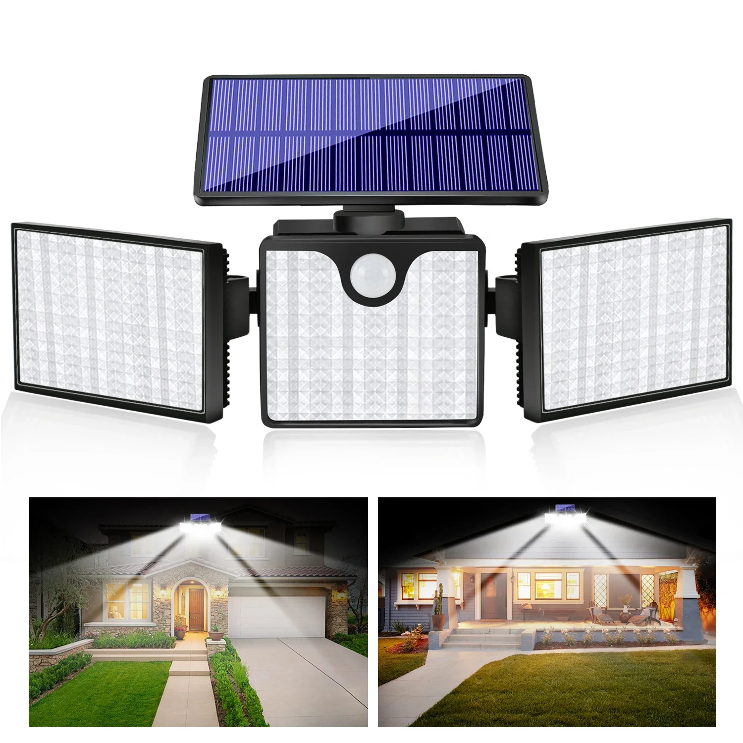 Solar Lights Outdoor LED Motion Sensor Lights IP65 Waterproof Wide Angle Illumination with 3 Modes for Garage Yard Patio
Solar Lights Outdoor LED Motion Sensor Lights IP65 Waterproof Wide Angle Illumination with 3 Modes for Garage Yard Patio