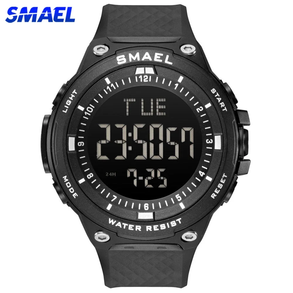 

SMAEL Sport Watch Men Military Army Digital Watches Waterproof Alarm Male Clock LED Date Men's WristWatch Relogio Masculino