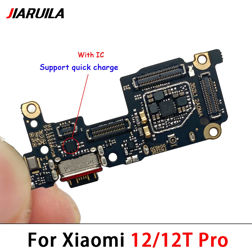 

Док-станция для Xiaomi 12T / 12T Pro, USB-разъем для зарядного устройства, гибкий кабель для ремонта микросхем и быстрой зарядки