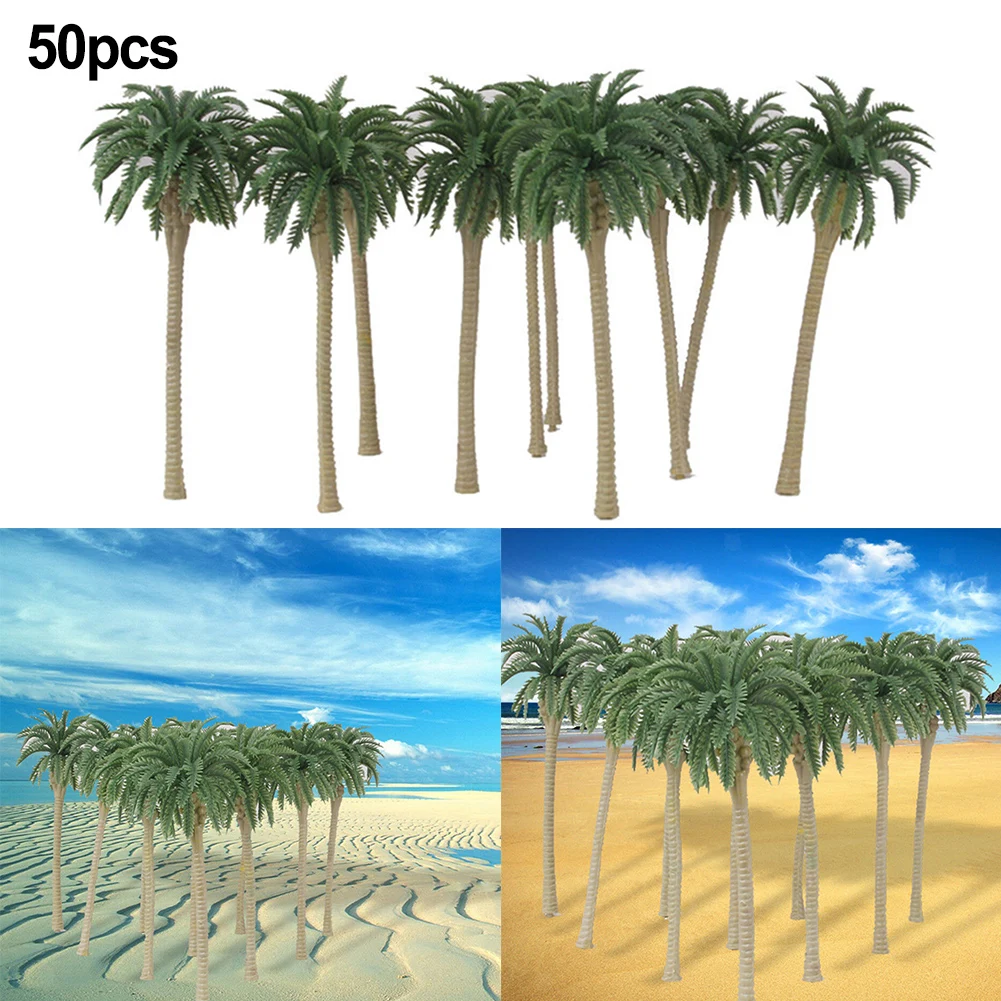 50Pcs Plastic Coconut Palm Tree Miniature Plant Pots Bonsai Craft Micro Landscape DIY Decor N Or HO Scale Scenery Model 70mm
50Pcs Plastic Coconut Palm Tree Miniature Plant Pots Bonsai Craft Micro Landscape DIY Decor N Or HO Scale Scenery Model 70mm
