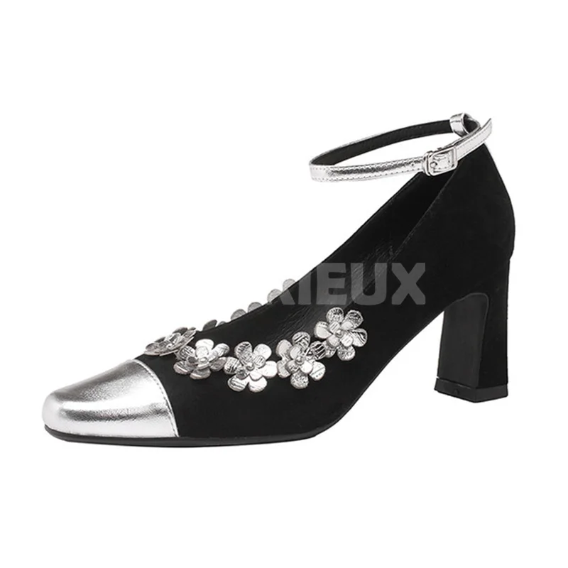 Female Pumps Spring Autumn New Style One Character Strip Ankle Buckle Design Flower Decor Women Shoes Temperament Elegant Pumps
Female Pumps Spring Autumn New Style One Character Strip Ankle Buckle Design Flower Decor Women Shoes Temperament Elegant Pumps