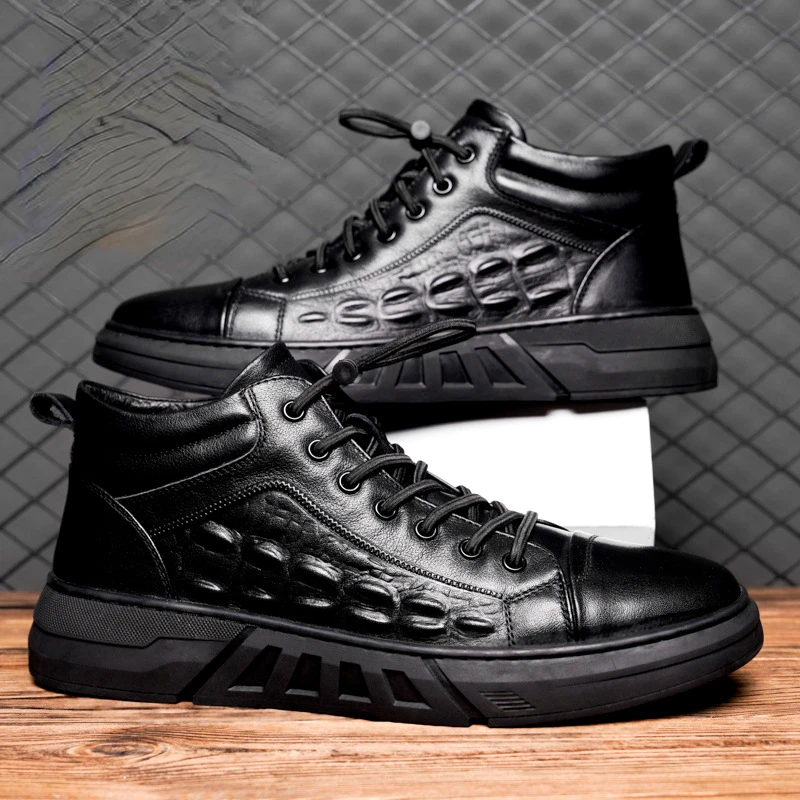 2023 Autumn and Winter Warm High Top Cotton Shoes Trend Soft Sole Boots Casual plush Short Boots for Men
2023 Autumn and Winter Warm High Top Cotton Shoes Trend Soft Sole Boots Casual plush Short Boots for Men