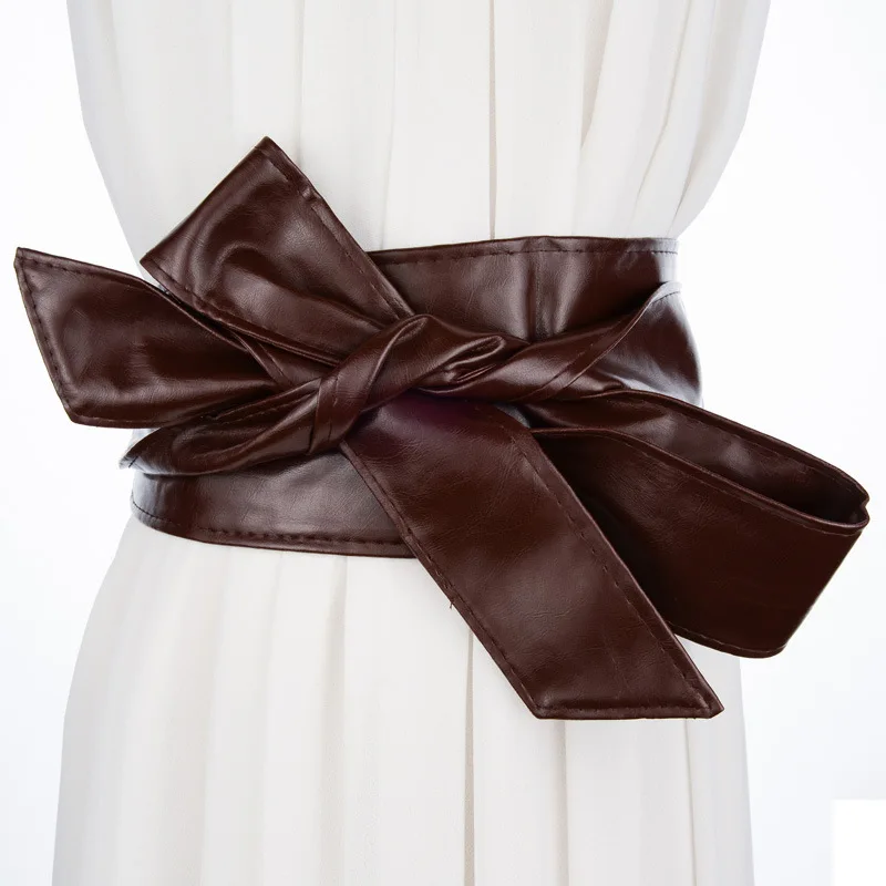 soft pu leather solid color wide corset cummerbunds strap belts for women girls ties bow dress belt cinturon mujer PD12
soft pu leather solid color wide corset cummerbunds strap belts for women girls ties bow dress belt cinturon mujer PD12