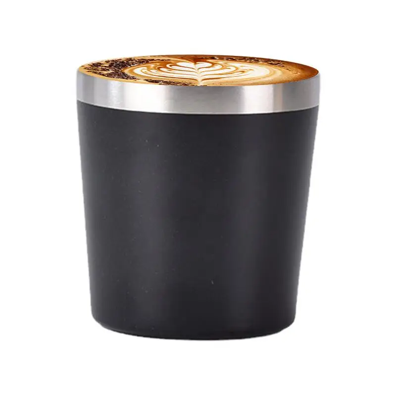 

Double Wall Espresso Cups Steel Double Wall Coffee Cup Reusable Durable Unbreakable Dishwasher Safe Double Wall Insulated