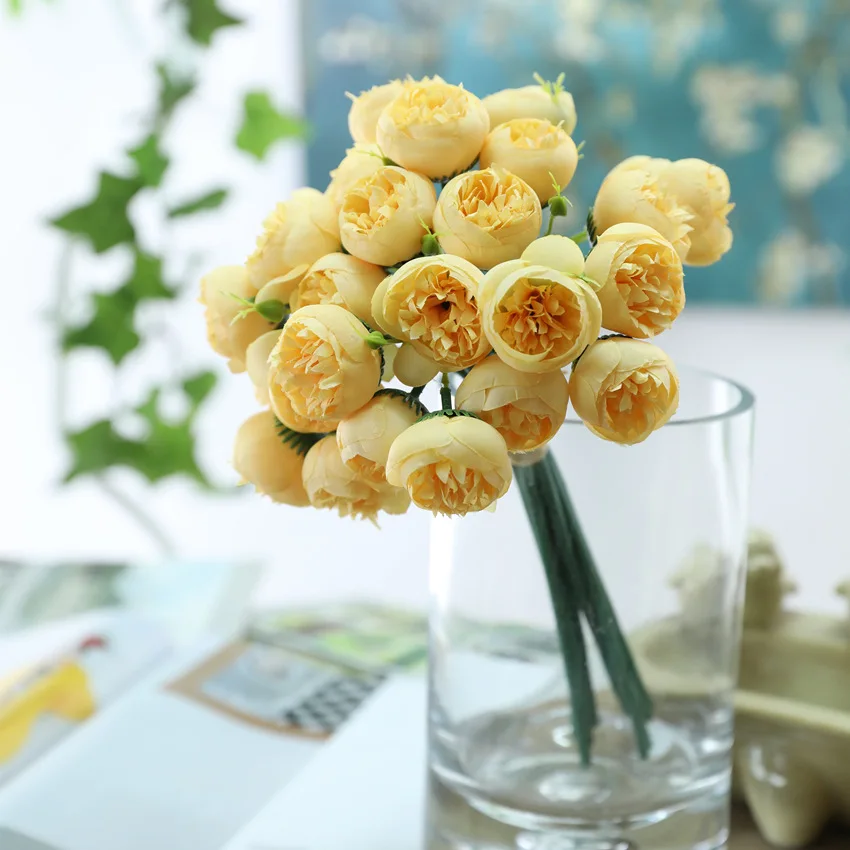27 Heads Silk Rose Bouquet Artificial Flowers Mini Rose,DIY Wedding Bouquets Centerpieces Bridal Shower Party Home Decorations
27 Heads Silk Rose Bouquet Artificial Flowers Mini Rose,DIY Wedding Bouquets Centerpieces Bridal Shower Party Home Decorations