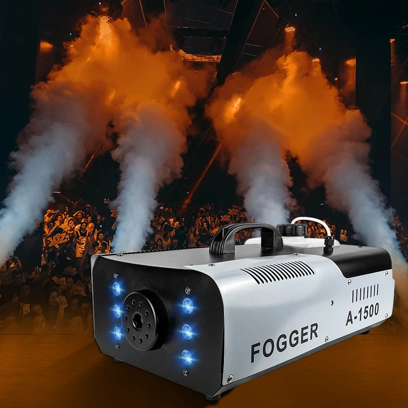 

1500WLED Fog Generator Stage Effect Disco Smoke Machine for Nightclub Disco DJ Fog Machine LED Stage Equipment Film Smoker