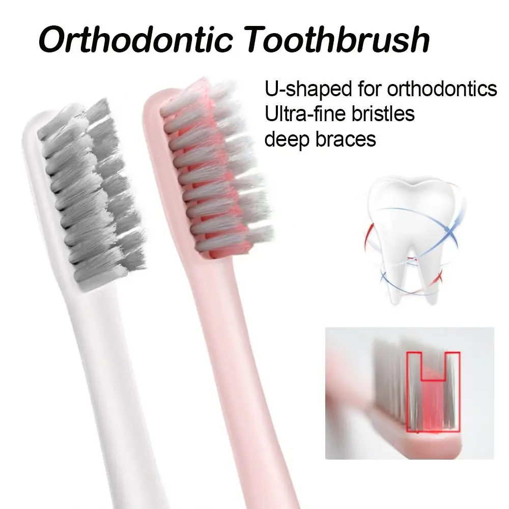 

Orthodontic Toothbrush Dental Cleaning Silicone Tooth Brush Soft Bristles Toothbrushs Interdental Brushs Brace Clean