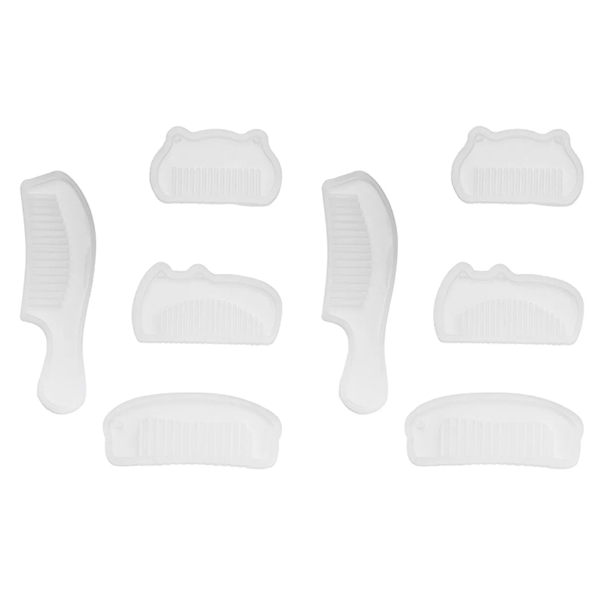 

8 Pcs/Set Comb Series Art Silicone Mold DIY Hand Craft Epoxy Resin for Jewelry Making Tools