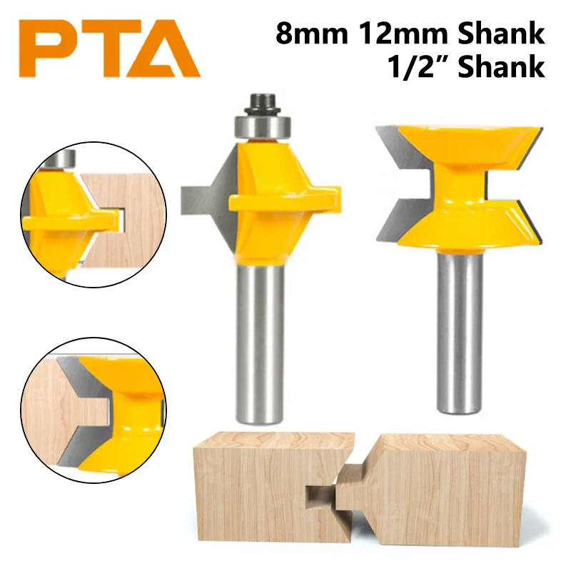 120 Degree Edge Banding Assembly Router Bits Set 2PCS/Set Woodworking Milling Cutter for Wood Tools End Mill
120 Degree Edge Banding Assembly Router Bits Set 2PCS/Set Woodworking Milling Cutter for Wood Tools End Mill
