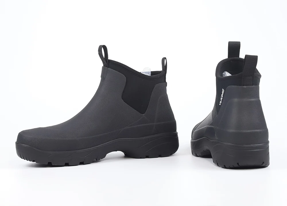 High-End ort Rubber Rain Boots for Men Waterproof Non-Slip Comfortable Fiing Outdoor Boots Car Wa oes No Foot Odor