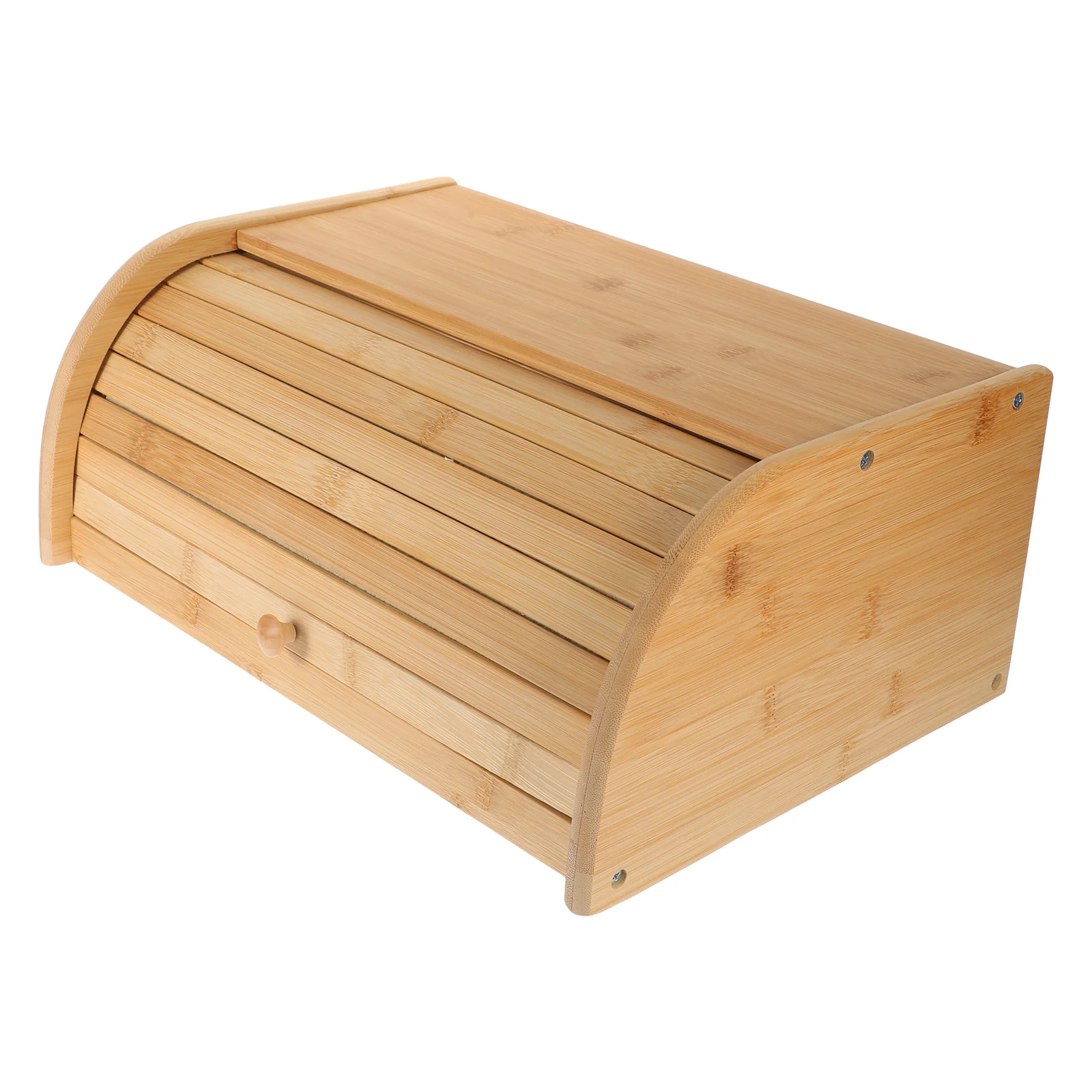 Breadbasket Wood Bread Box Roll Top Breadbox Bread Storage Container Kitchen Counter Organizer
Breadbasket Wood Bread Box Roll Top Breadbox Bread Storage Container Kitchen Counter Organizer