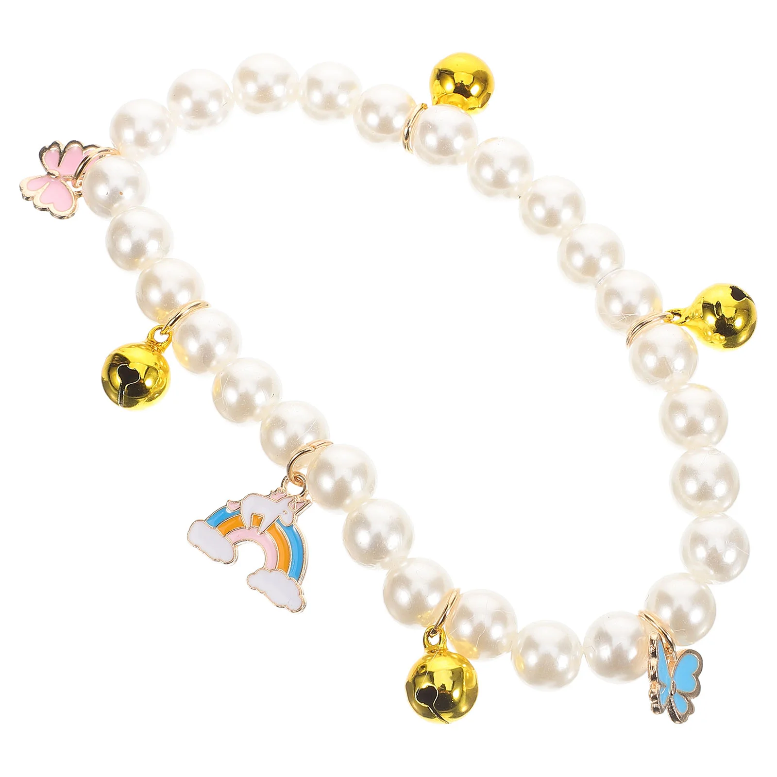 Pet Necklace Decor Cat Kitten Collar The Bell Decoration Pearl Beaded For Dog Decorative 
Pet Necklace Decor Cat Kitten Collar The Bell Decoration Pearl Beaded For Dog Decorative