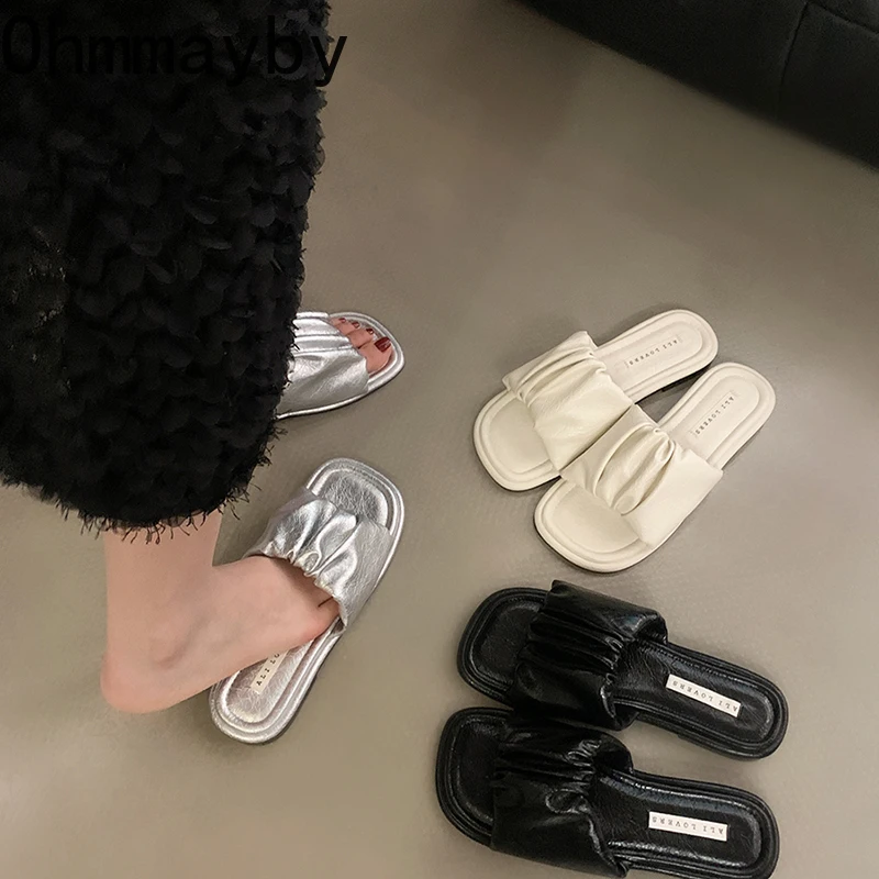 Сланцы женские с открытым носком, элегантные пляжные шлепанцы, парадные туфли на плоской подошве, роскошные летние
Сланцы женские с открытым носком, элегантные пляжные шлепанцы, парадные туфли на плоской подошве, роскошные летние