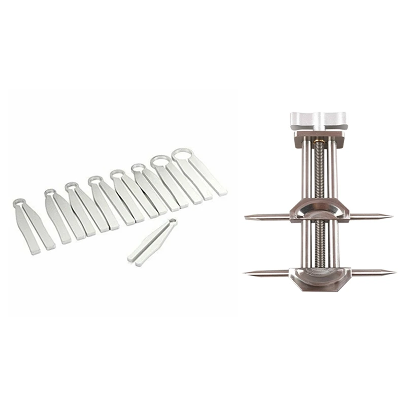 HFES 10 Pcs Lens Repair Tool: 9 Pcs Repair Wrench Clamp Tool Kit & 1 Pcs Stainless Steel Vise For 27Mm-107Mm Lens Filter
HFES 10 Pcs Lens Repair Tool: 9 Pcs Repair Wrench Clamp Tool Kit & 1 Pcs Stainless Steel Vise For 27Mm-107Mm Lens Filter