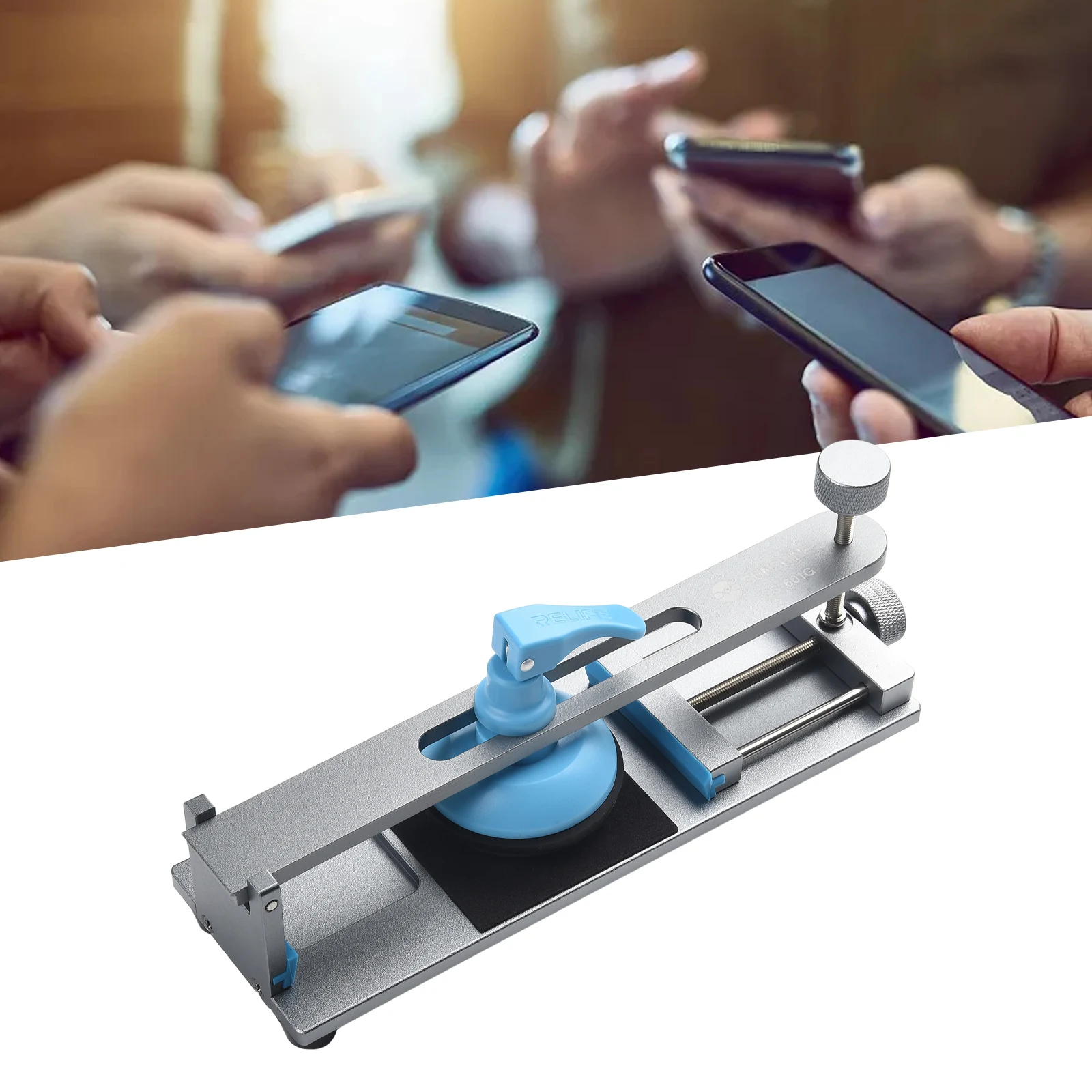 Blue+silver Screen Splitter Screen Splitter LCD Screen Splitter Phone Screen Splitter Screen Removal Fixture Durable
Blue+silver Screen Splitter Screen Splitter LCD Screen Splitter Phone Screen Splitter Screen Removal Fixture Durable