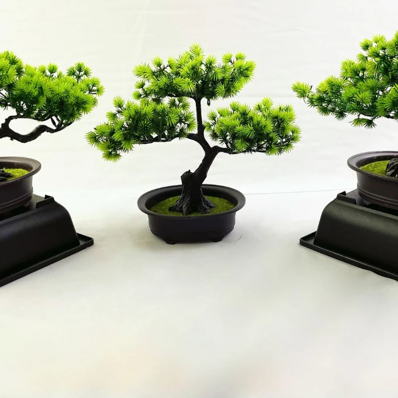 

Artificial Pine Tree Potted Plant Model House Showroom Hotel Placement Green Plant Indoor Decoration Fake Pine Tree