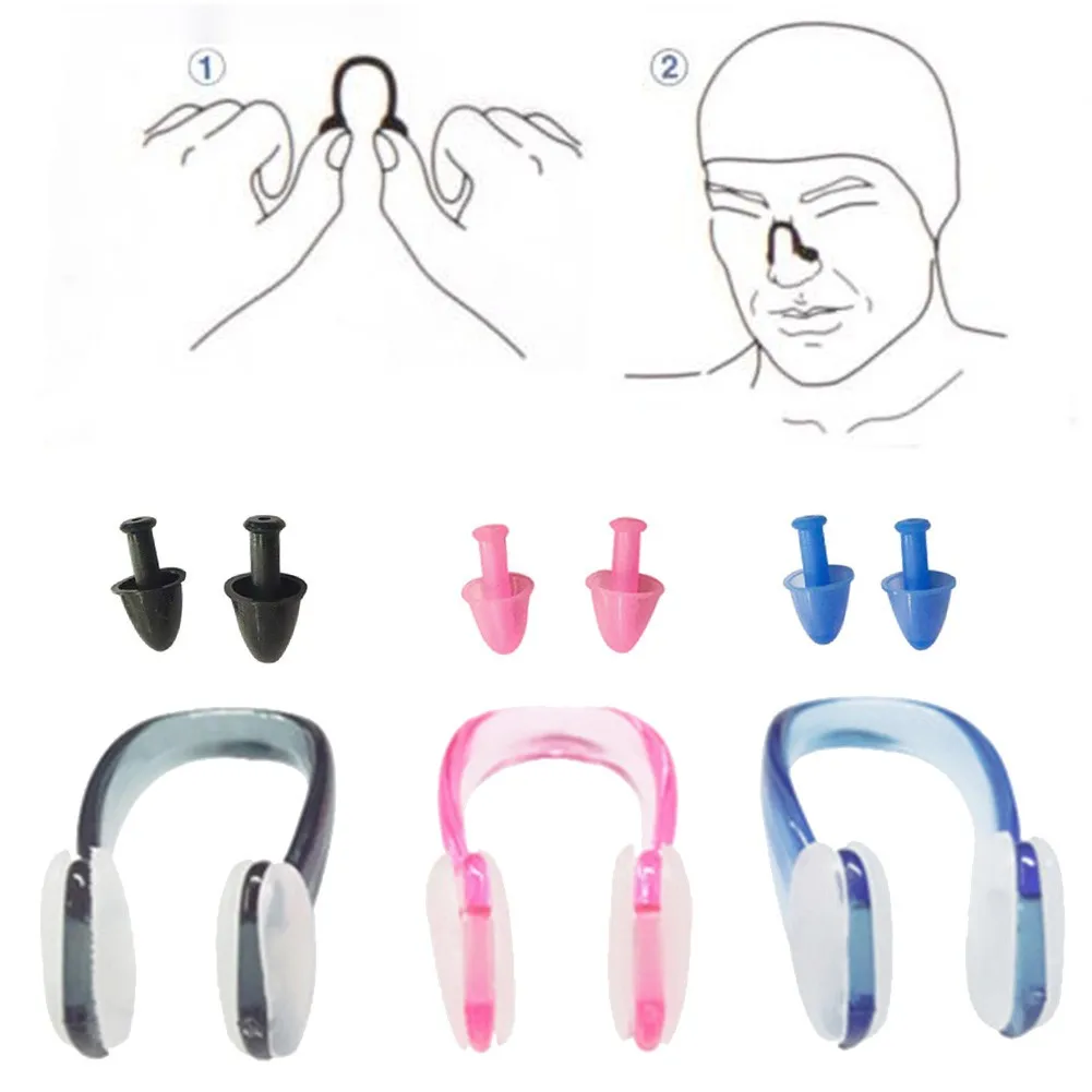 Swimming Soft Silicone Nose Clip Ear Plugs Kits Swimmer Nose Clip Ear Buds Set Swimming Soft Silicone Nose Clip Ear Plugs
Swimming Soft Silicone Nose Clip Ear Plugs Kits Swimmer Nose Clip Ear Buds Set Swimming Soft Silicone Nose Clip Ear Plugs