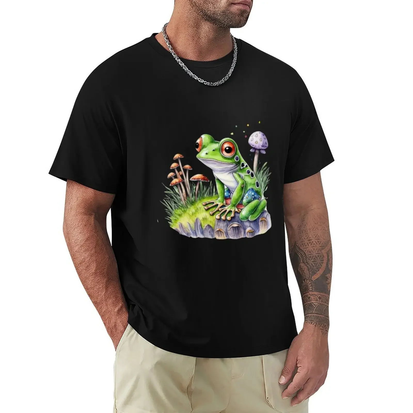 leopard frog frog eyes piercing T-shirt sports fans plus size tops Men's t-shirts
leopard frog frog eyes piercing T-shirt sports fans plus size tops Men's t-shirts