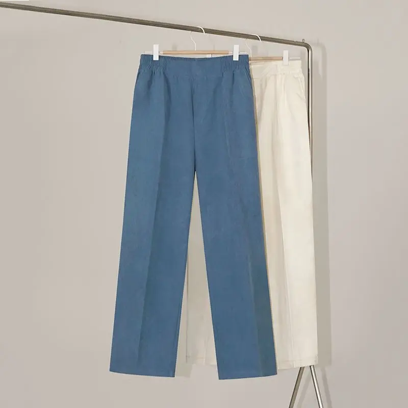 2023 New Spring Autumn Casual Pants Men Breathable Suit Fashion Elastic Waist Solid Color Straight Male Loose Trousers N45
2023 New Spring Autumn Casual Pants Men Breathable Suit Fashion Elastic Waist Solid Color Straight Male Loose Trousers N45