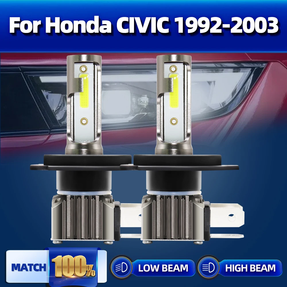 H4 LED Headlight Bulb 12000LM 90W Canbus Car Headlamps 6000K High Low Beam For Honda CIVIC 1992-1998 1999 2000 2001 2002 2003
H4 LED Headlight Bulb 12000LM 90W Canbus Car Headlamps 6000K High Low Beam For Honda CIVIC 1992-1998 1999 2000 2001 2002 2003