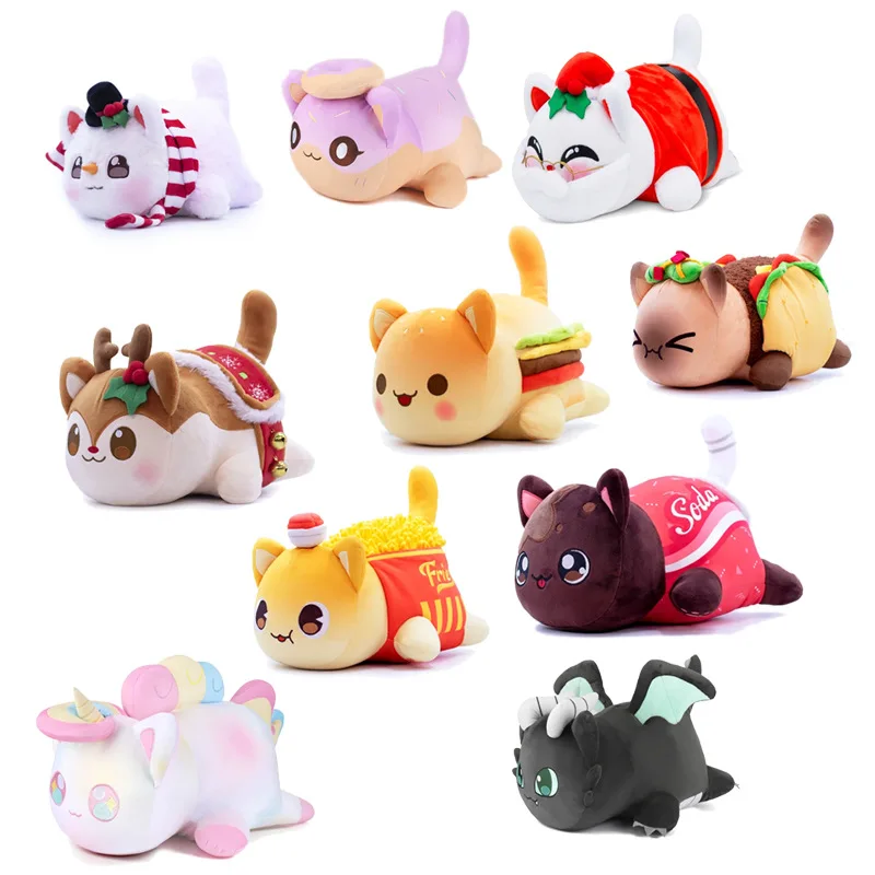 Aphmau Plush Doll Coke French Fries Burgers Bread Sandwiches Food Cat Plushie Sleeping Pillow Children's Christmas Gifts
Aphmau Plush Doll Coke French Fries Burgers Bread Sandwiches Food Cat Plushie Sleeping Pillow Children's Christmas Gifts