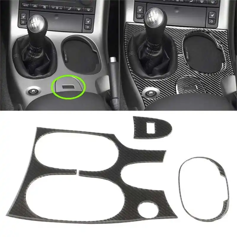 Carbon Fiber Center Console Gear Shift Panel Cover Trim Car Interior Sticker Decor Replacement for Corvette C6 2005‑2013
Carbon Fiber Center Console Gear Shift Panel Cover Trim Car Interior Sticker Decor Replacement for Corvette C6 2005‑2013
