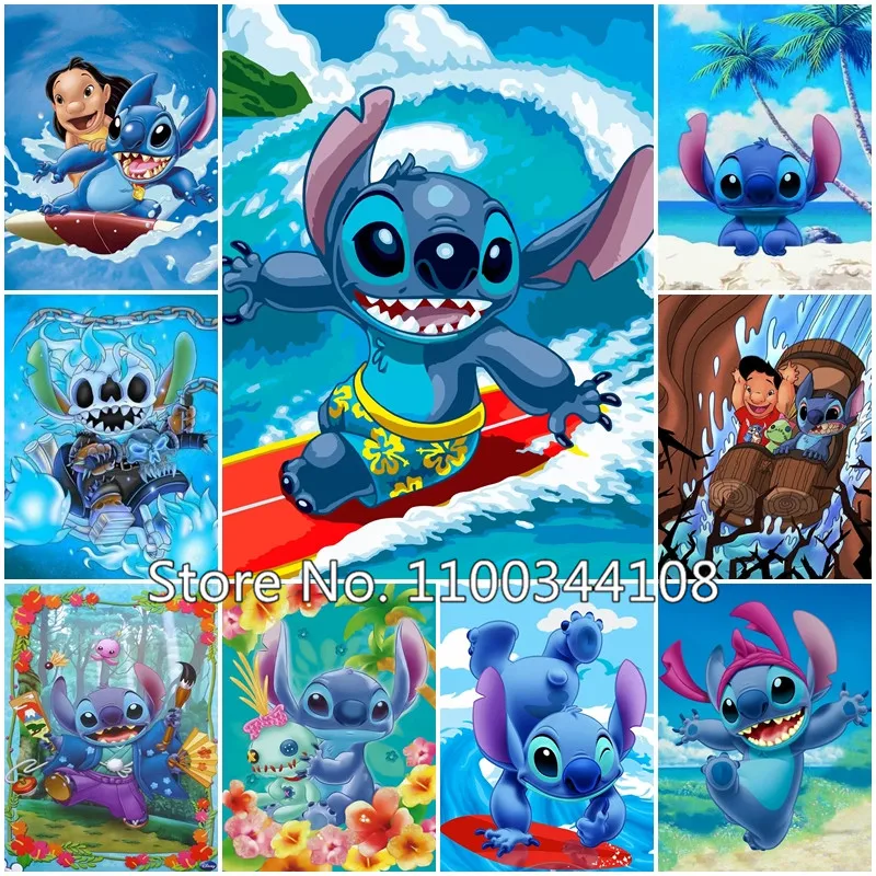 Disney Lilo & Stitch Diamond Embroidery Kits Diy 5D Full Round Drill Mosaic Cross Stitch Cartoon Characters Rhinestone Painting
Disney Lilo & Stitch Diamond Embroidery Kits Diy 5D Full Round Drill Mosaic Cross Stitch Cartoon Characters Rhinestone Painting