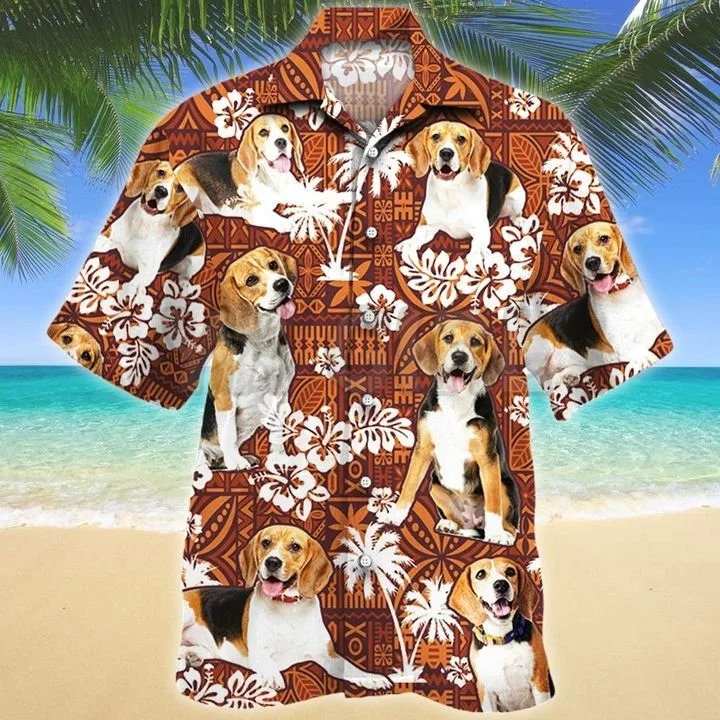 Beagle Red Tribal Pattern Hawaiian Shirt 3D All Over Printed Hawaiian Shirt Men's For Women's Harajuku Casual Shirt Unisex
Beagle Red Tribal Pattern Hawaiian Shirt 3D All Over Printed Hawaiian Shirt Men's For Women's Harajuku Casual Shirt Unisex