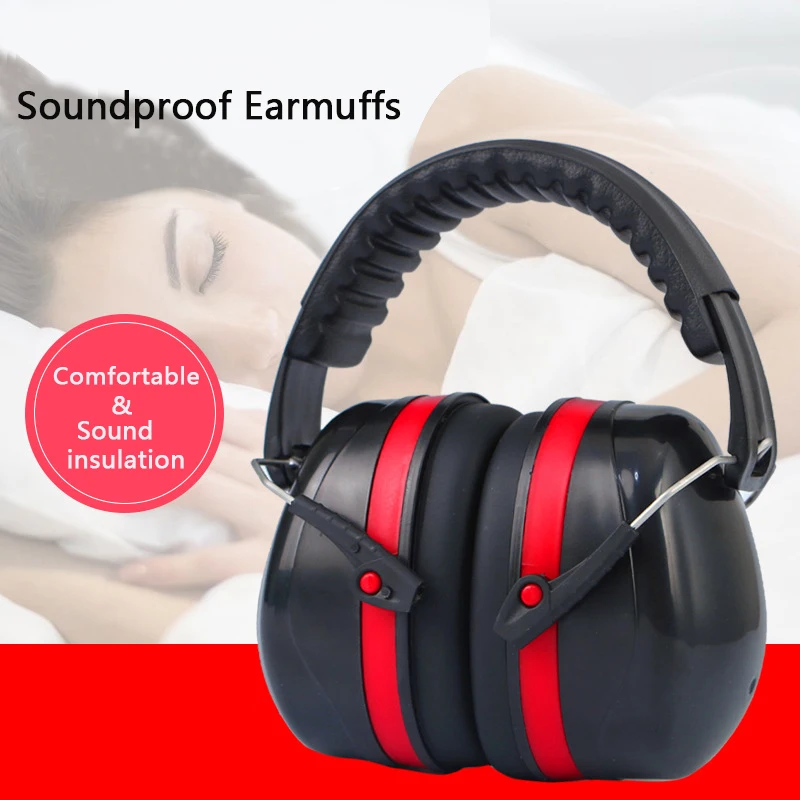 

Soundproof Earmuffs for Noise Prevention Sleep Head-mounted Shooting Potection Learn to Mute Industrial Grade Headphones