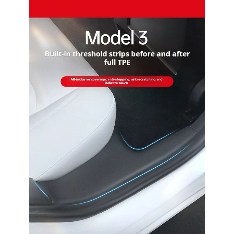 Suitable For Tesla Model 3/y With Built-in Door Sill Strips In The Front And Rear Seats, As Well As Modified Interior Accessorie
Suitable For Tesla Model 3/y With Built-in Door Sill Strips In The Front And Rear Seats, As Well As Modified Interior Accessorie
