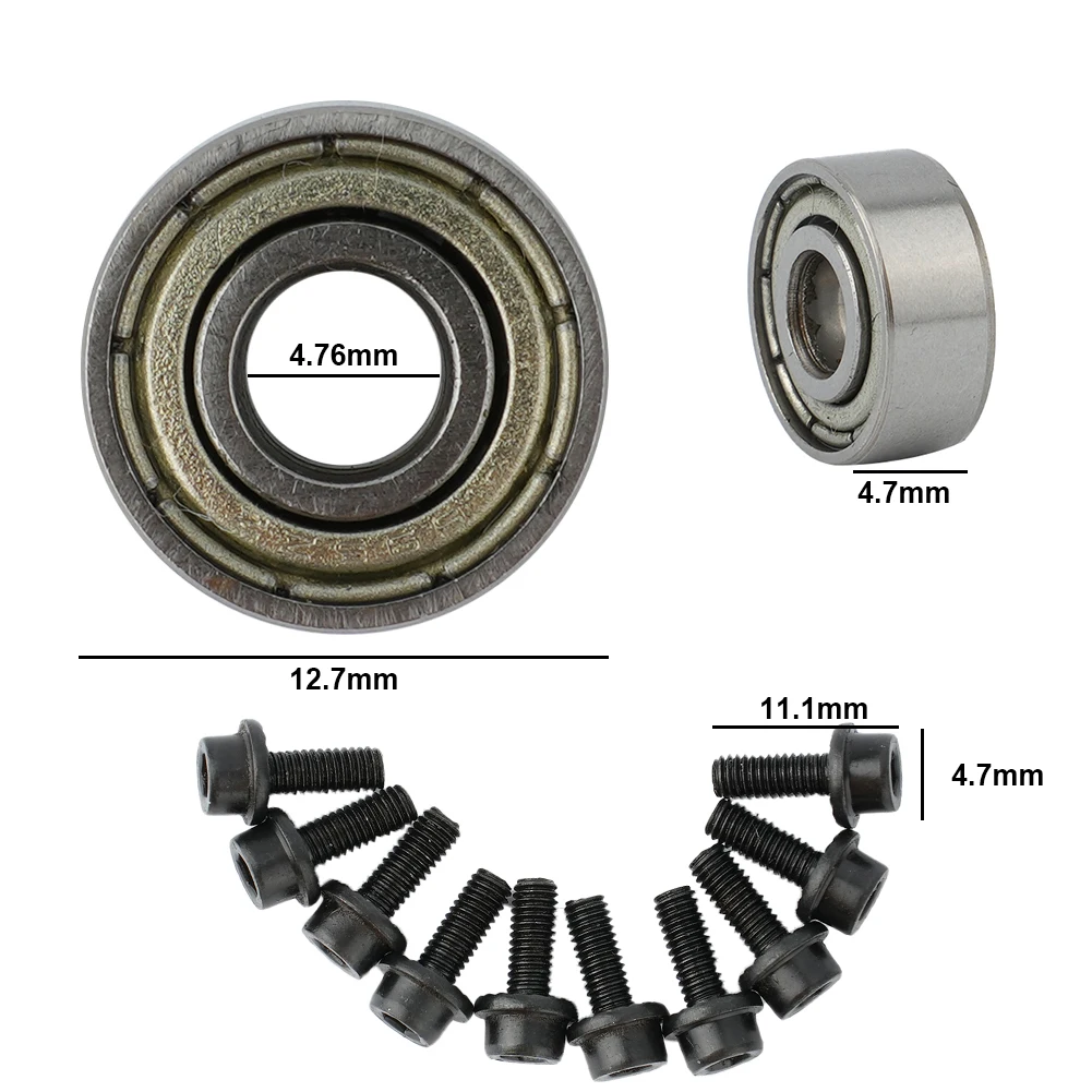 Hex Key Wrench Router Bit Bearing 12.7mm Router Bit Attachment Ball Bearings Guide Mounted Replacement Router Bits Durable
Hex Key Wrench Router Bit Bearing 12.7mm Router Bit Attachment Ball Bearings Guide Mounted Replacement Router Bits Durable