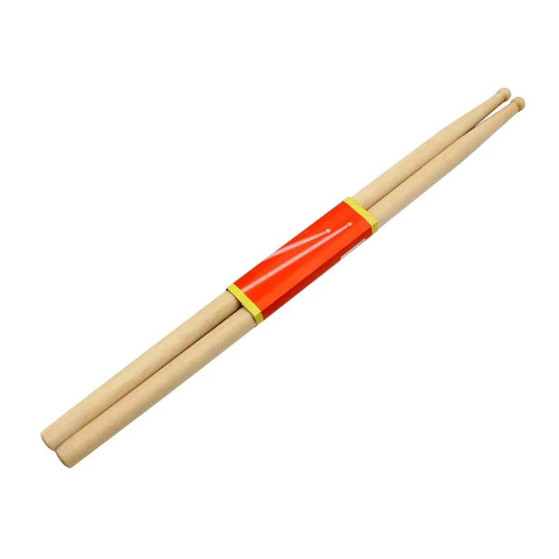 

1 Pairs Simple Maple Wood Drum Sticks 7A Wood Tip Drumsticks Percussion Accessories for Beginners, Students and Adults