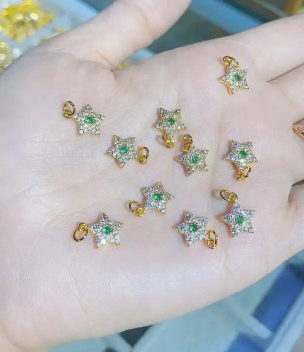 2 шт. CZ маленькая звезда кулон ювелирные изделия Сделай Сам позолоченные медные аксессуары для серьги браслет ожерелье df3a
2 шт. CZ маленькая звезда кулон ювелирные изделия Сделай Сам позолоченные медные аксессуары для серьги браслет ожерелье df3a