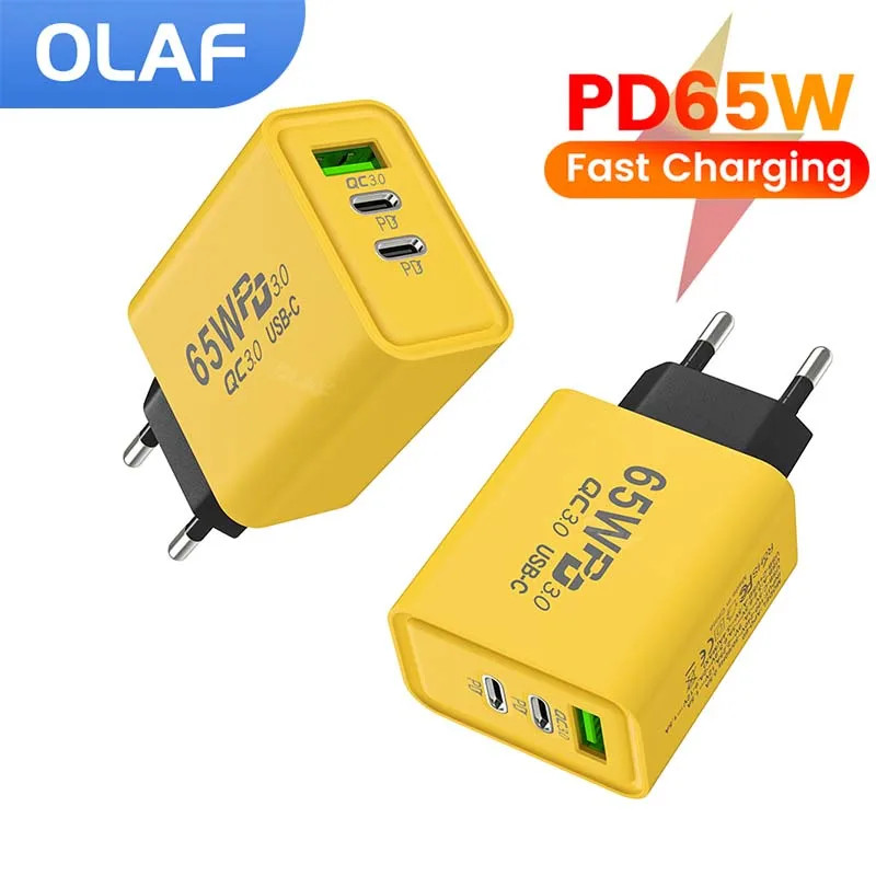 PD 65W USB C Charger Fast Charging Quick Charge 3.0 Type C Charger Adapter For iPhone 14 13 12 Xiaomi Samsung USB C Wall Charger
PD 65W USB C Charger Fast Charging Quick Charge 3.0 Type C Charger Adapter For iPhone 14 13 12 Xiaomi Samsung USB C Wall Charger