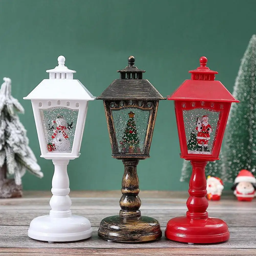 Christmas Table Lamp Magical Battery-operated Christmas Snow Globe Lights with Spinning Water Glittering Snowmen for Holiday
Christmas Table Lamp Magical Battery-operated Christmas Snow Globe Lights with Spinning Water Glittering Snowmen for Holiday