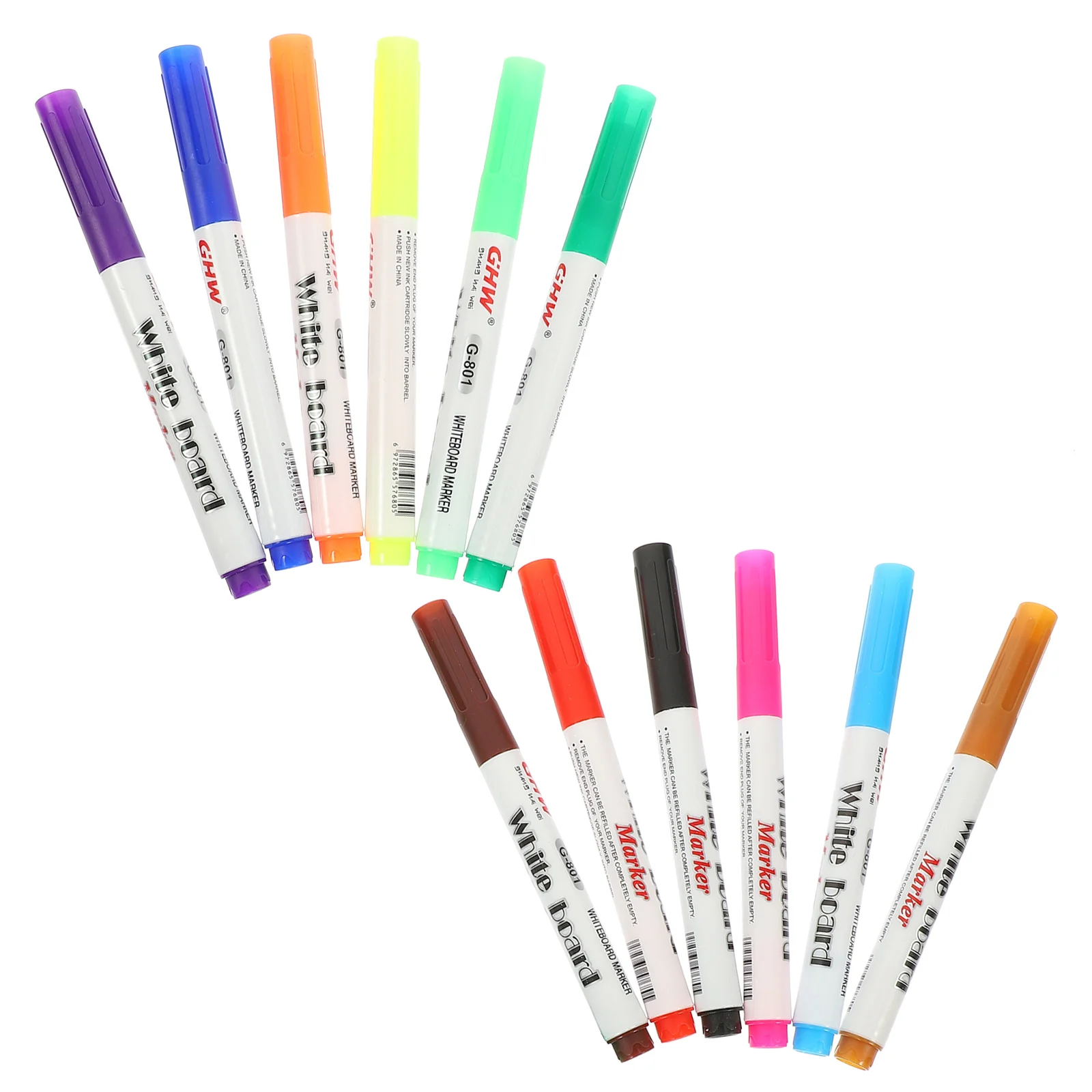 12 Pcs Whiteboard Pen Markers for Bath Erasable Blackboard Window Color High Capacity
12 Pcs Whiteboard Pen Markers for Bath Erasable Blackboard Window Color High Capacity