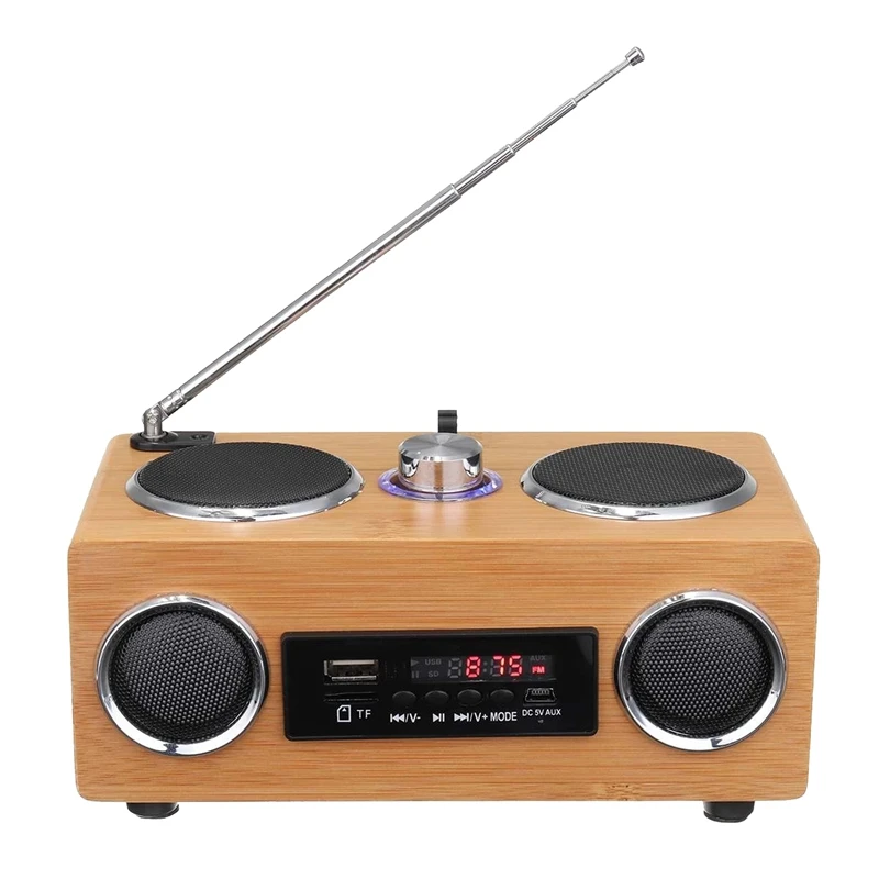 1Set Wireless Wooden Retro Speaker Radio Subwoofer Home Sound Column Bluetooth Music Center For USB/TF/FM
1Set Wireless Wooden Retro Speaker Radio Subwoofer Home Sound Column Bluetooth Music Center For USB/TF/FM