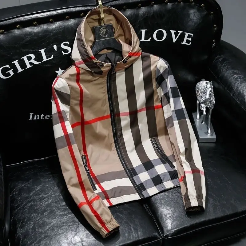 Autumn Hooded Plaid Jacket Men's Youth Slim-Fitting Men's Clothing Coat Casual All-Matching Striped Coat Fashion
Autumn Hooded Plaid Jacket Men's Youth Slim-Fitting Men's Clothing Coat Casual All-Matching Striped Coat Fashion