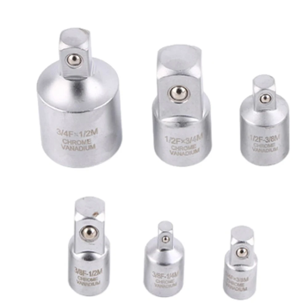 1/4" 3/8" 1/2" Drive Ratchet Socket Set Pneumatic Impact Wrench Joint Socket Adapter Female To Male Converter Hand Repair Tools
1/4" 3/8" 1/2" Drive Ratchet Socket Set Pneumatic Impact Wrench Joint Socket Adapter Female To Male Converter Hand Repair Tools