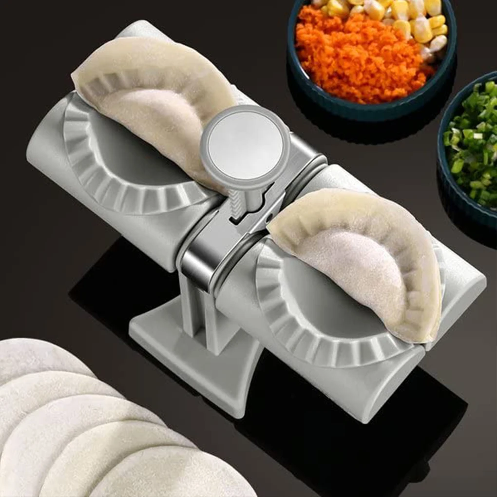 Dumpling Maker Mould Double Head Household Kitchen Dumplings Wrapper 304 Stainless Steel Reusable Countertop Handmade
Dumpling Maker Mould Double Head Household Kitchen Dumplings Wrapper 304 Stainless Steel Reusable Countertop Handmade
